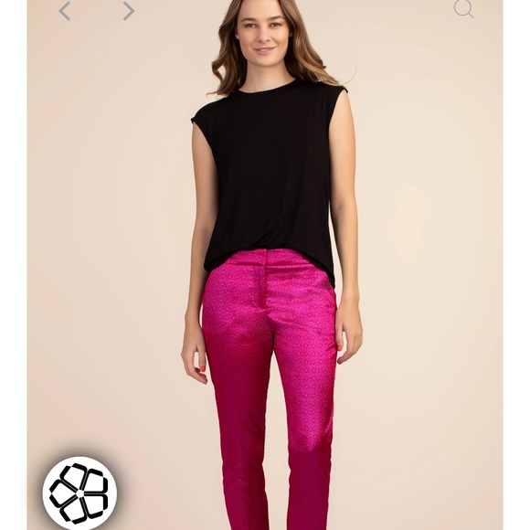 SPRING! Trina Turk jewel pink Moss 2, sz 4 NWT - Picture 2 of 8